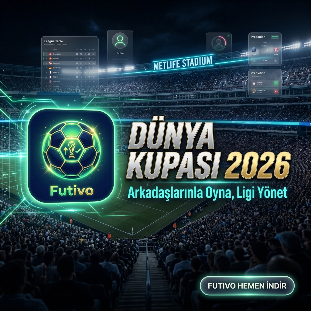 Futivo Android Futbol Tahmin Uygulaması Tanıtım Görseli